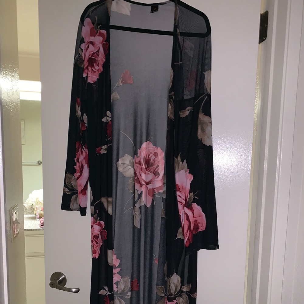 Sheer kimono